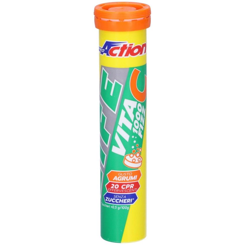 Proaction Life Vita C 1000 Fizz - Integratore Effervescente agli Agrumi