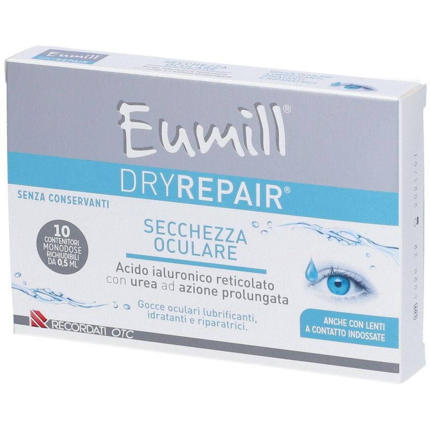 Eumill Dry Repair - Gocce Oculari Monodose 10 Contenitori