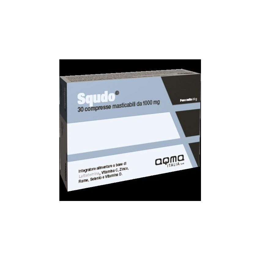 Squdo - 30 Compresse Masticabili per la Salute
