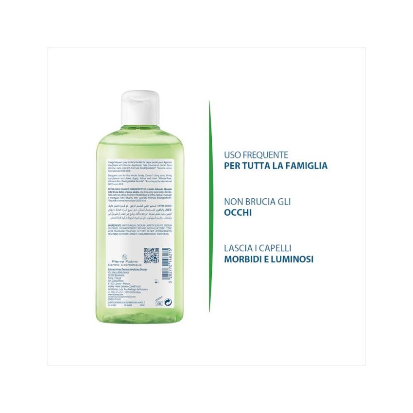 Ducray Shampoo Dermoprotettivo Extra Delicato - 200ml