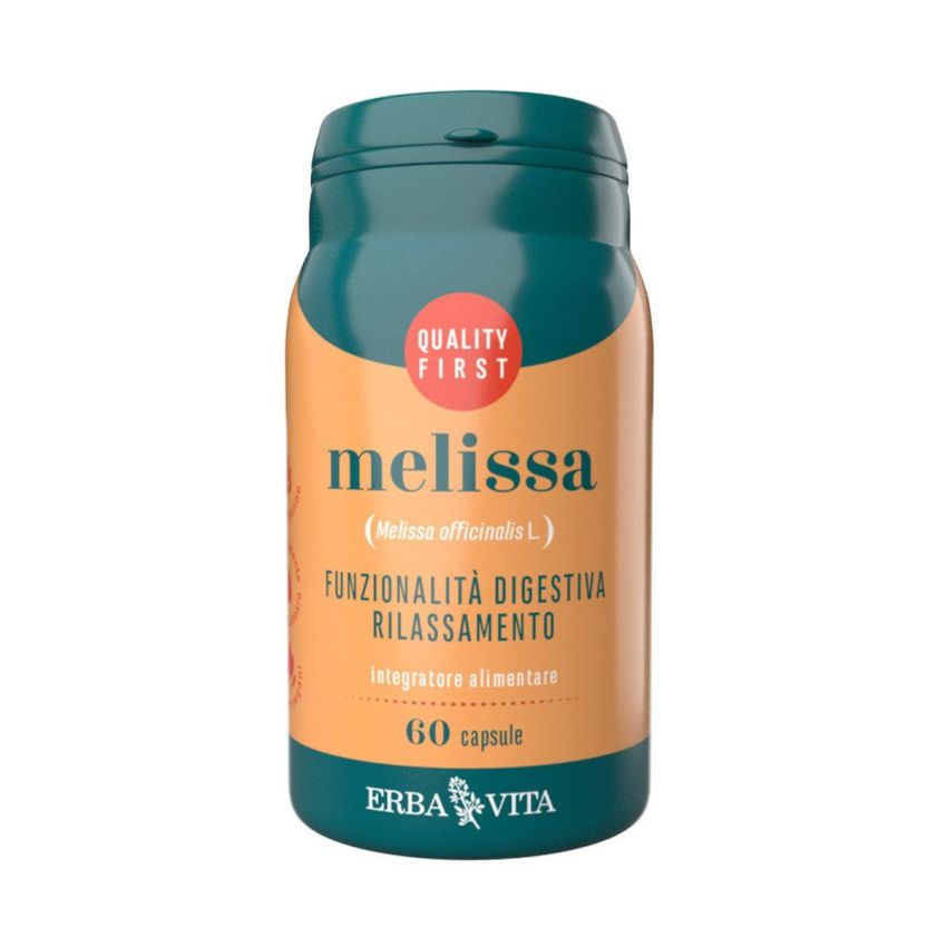 Erba Vita Melissa - 60 Capsule per Rilassamento Naturale