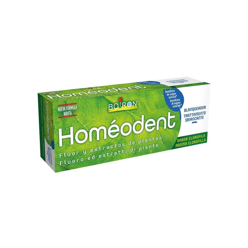 Boiron Homeodent Sbiancante Dentifricio con Aroma di Clorofilla - 75ml
