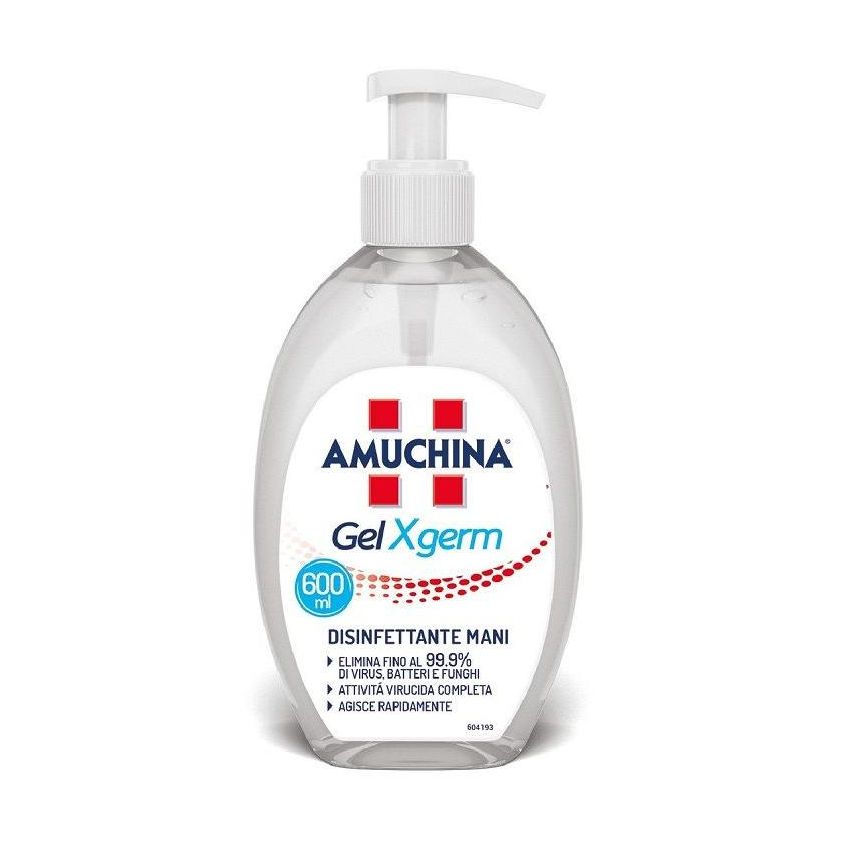 Amuchina Xgerm Gel Disinfettante per Mani, 600ml