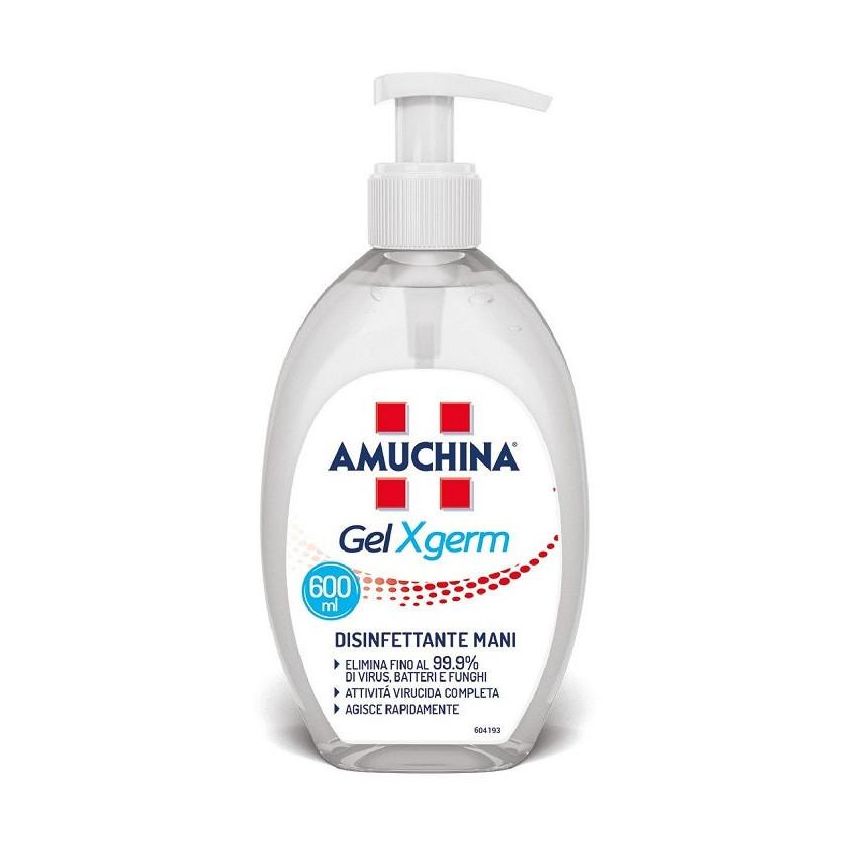 Amuchina Xgerm Gel Disinfettante per Mani, 600ml