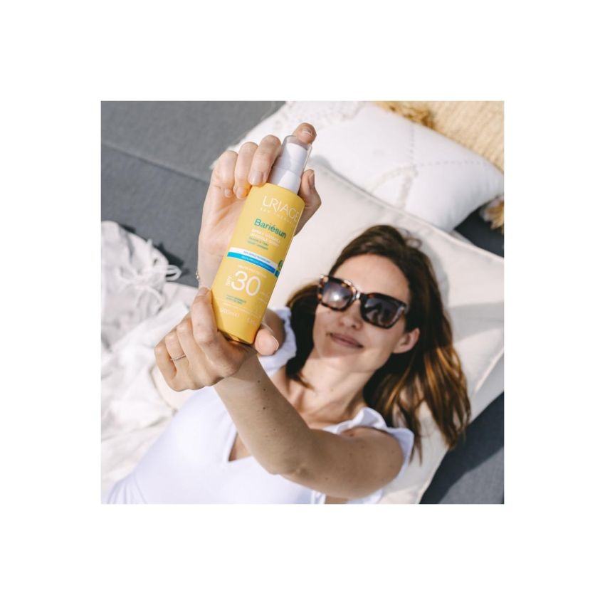 Uriage Bariesun SPF30 Spray Invisibile Protettivo Solare - 200ml