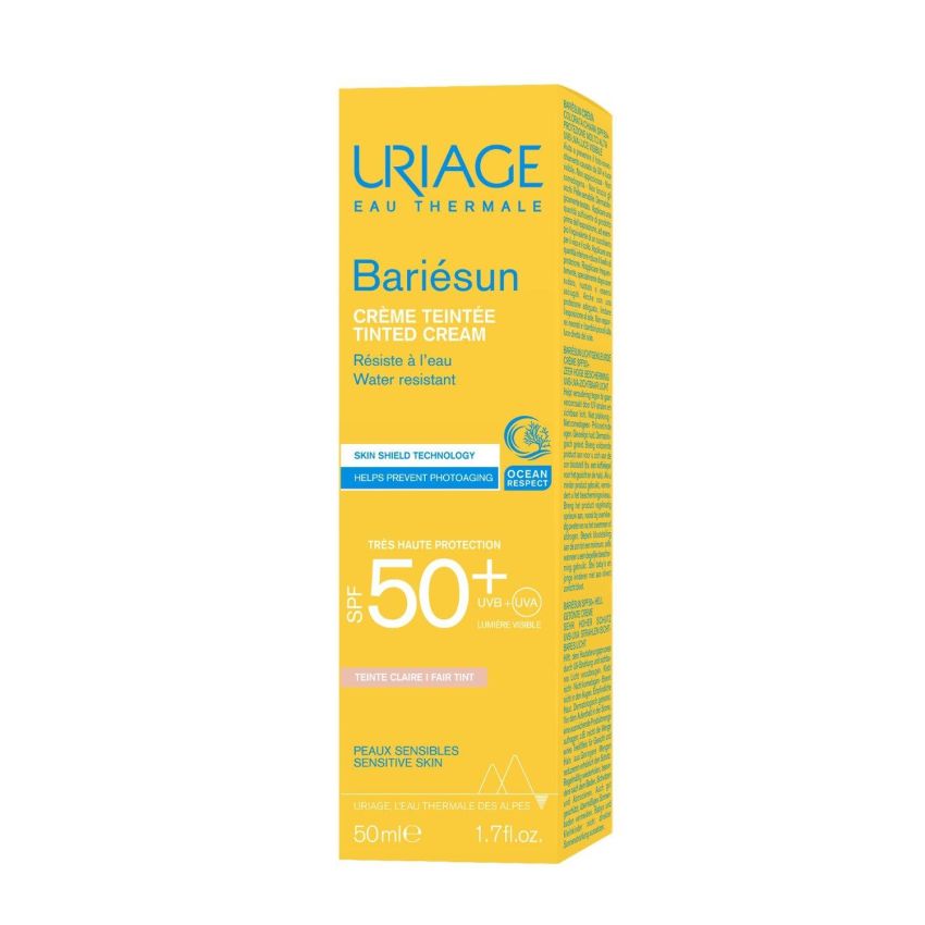 Crema Colorata Protettiva Uriage Bariesun SPF50+ Chiara - 50ml