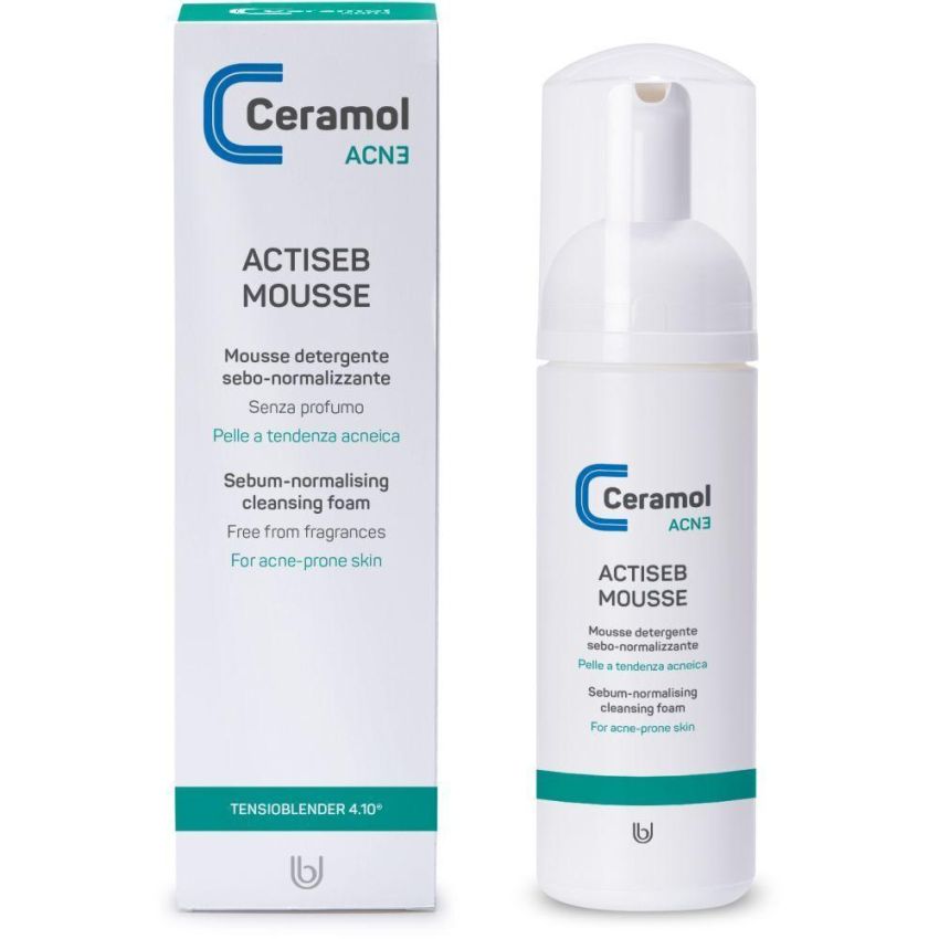 Mousse Detergente Ceramol Actiseb 150ml