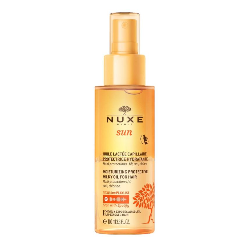 Nuxe Sun Olio Latte Protettivo per Capelli - 100ml