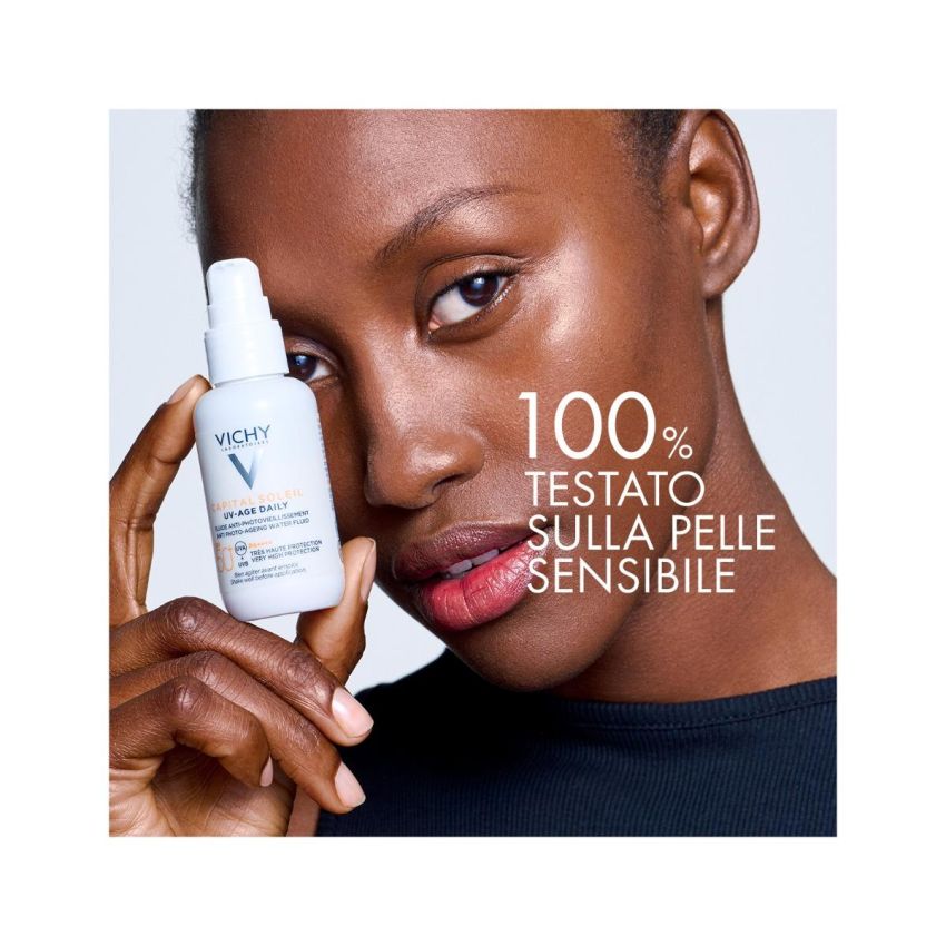 Vichy Capital Soleil Fluido Colorato Anti-Invecchiamento SPF 50+, 40ml