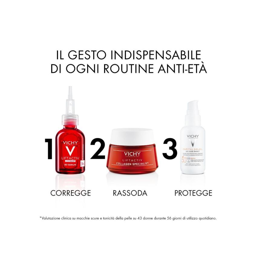 Vichy Capital Soleil Fluido Colorato Anti-Invecchiamento SPF 50+, 40ml