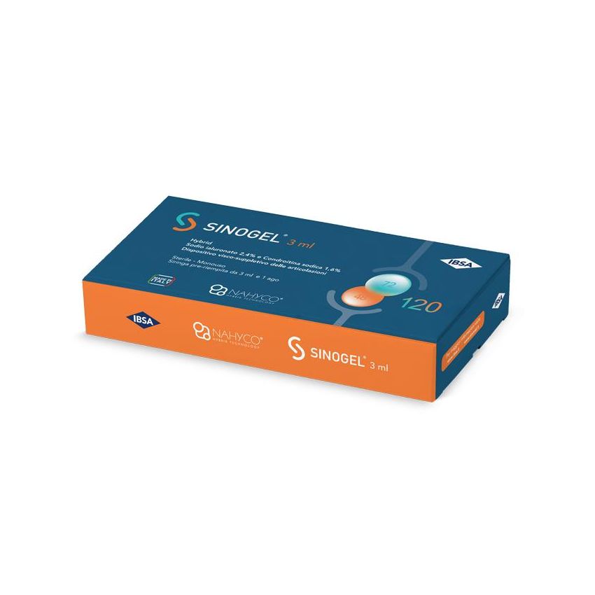 Sinogel Siringa Intra-Articolare 2,4% + 1,6% 3ml Ago Gauge 21