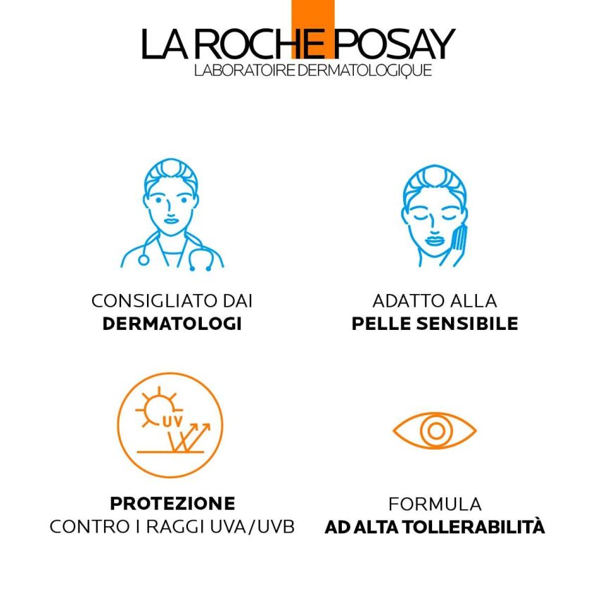 La Roche-Posay Anthelios SPF50+ Fluido Invisibile per il Viso UVMune 400, 50ml