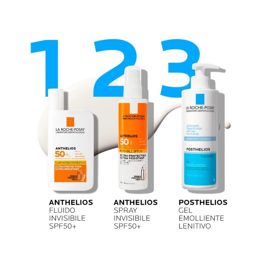 La Roche-Posay Anthelios SPF50+ Fluido Invisibile per il Viso UVMune 400, 50ml