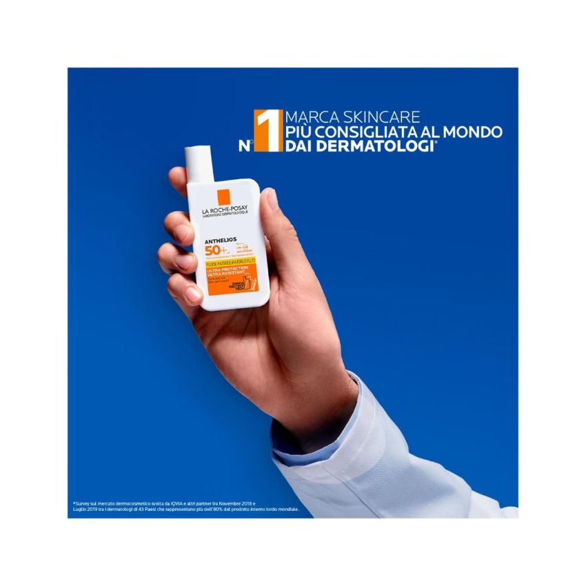 La Roche-Posay Anthelios SPF50+ Fluido Invisibile per il Viso UVMune 400, 50ml