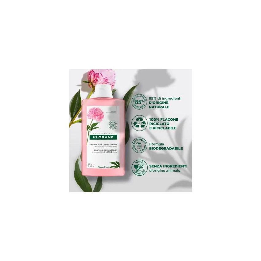 Shampoo Biologico alla Peonia 400ml Klorane