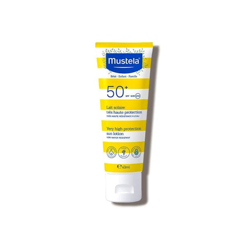 Mustela SPF 50+ Protettivo Latte Solare, 40ml