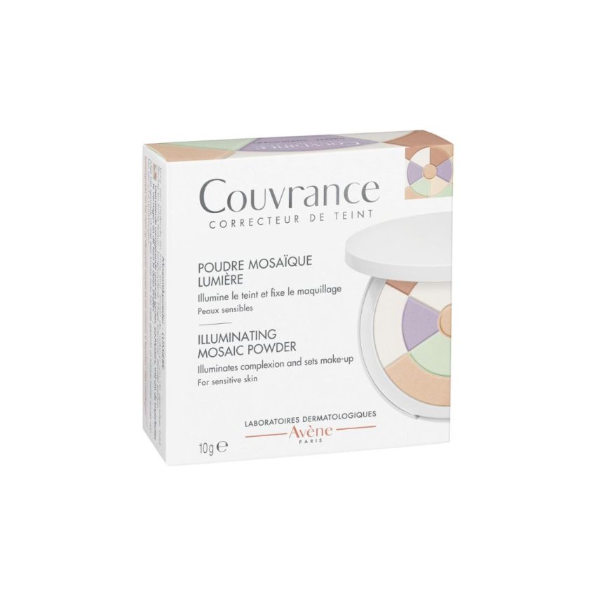 Avène Couvrance Mosaico Cipria Luminosità - Illuminante in Polvere, 10g