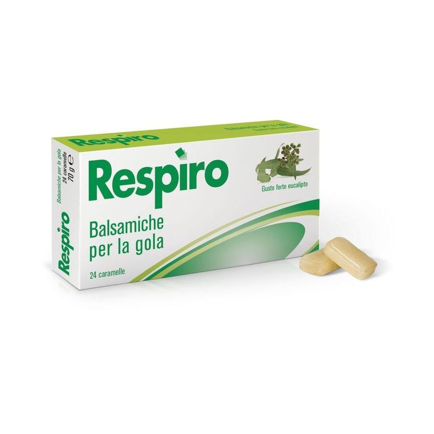 Caramelle Eucalipto Forte per la Gola - Confezione da 24