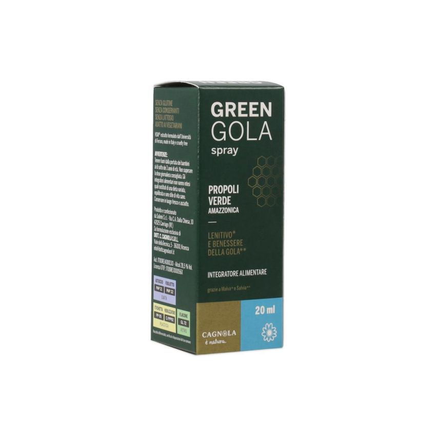 Gola Green Soothing Throat Spray 20ml