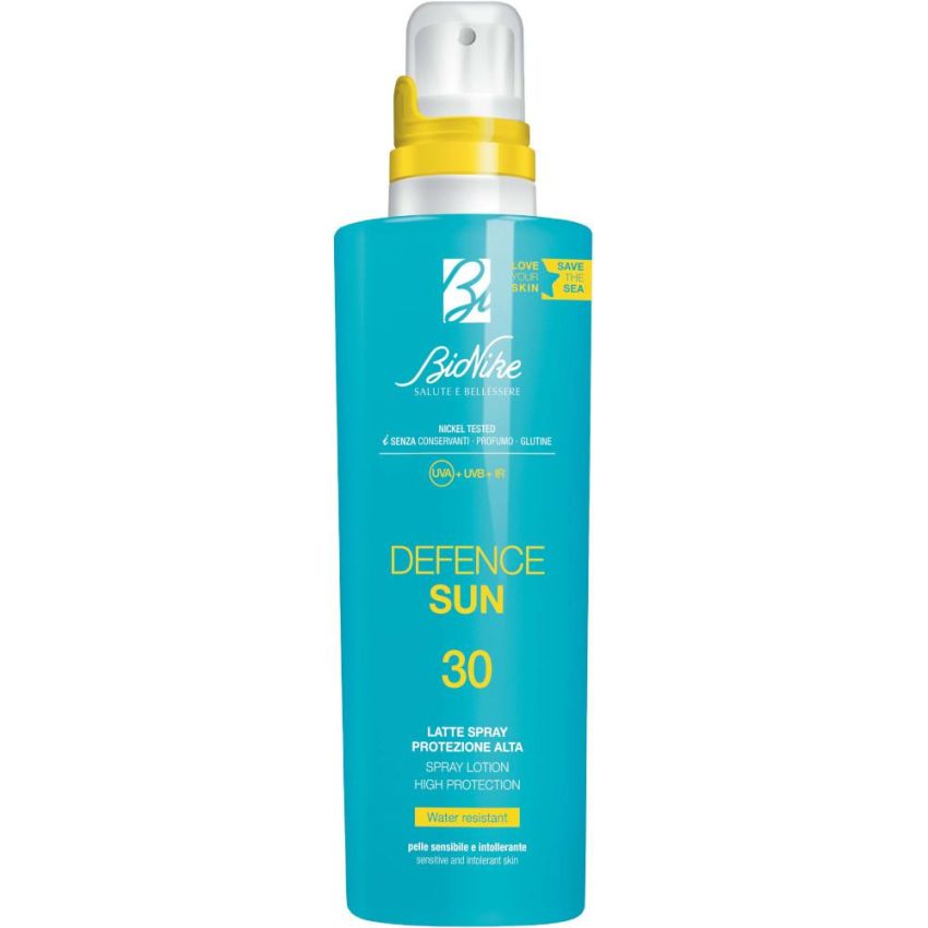 Bionike Defence Sun SPF30 Spray Latte Corpo - Protezione Solare, 200ml