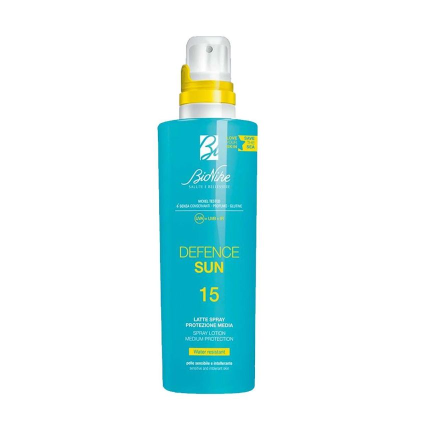 Bionike Defence Sun - Latte Spray Protettivo Corpo SPF15 - 200ml
