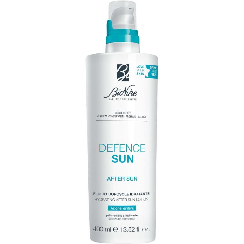 Bionike Defence Sun - Fluido Doposole Idratante per Viso e Corpo, 400ml