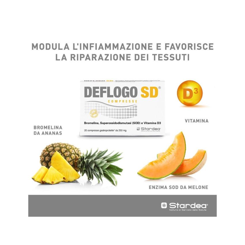 Deflogo SD - Scatola da 20 Compresse