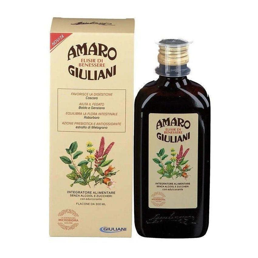 Elisir Benessere Amaro Giuliani - Tonico Rinvigorente 300ml