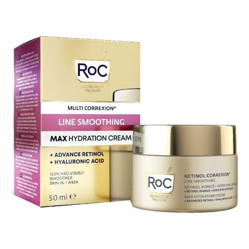 Crema Viso Idratante Massima Linea Smoothing Roc Retinol Correxion da 50ml