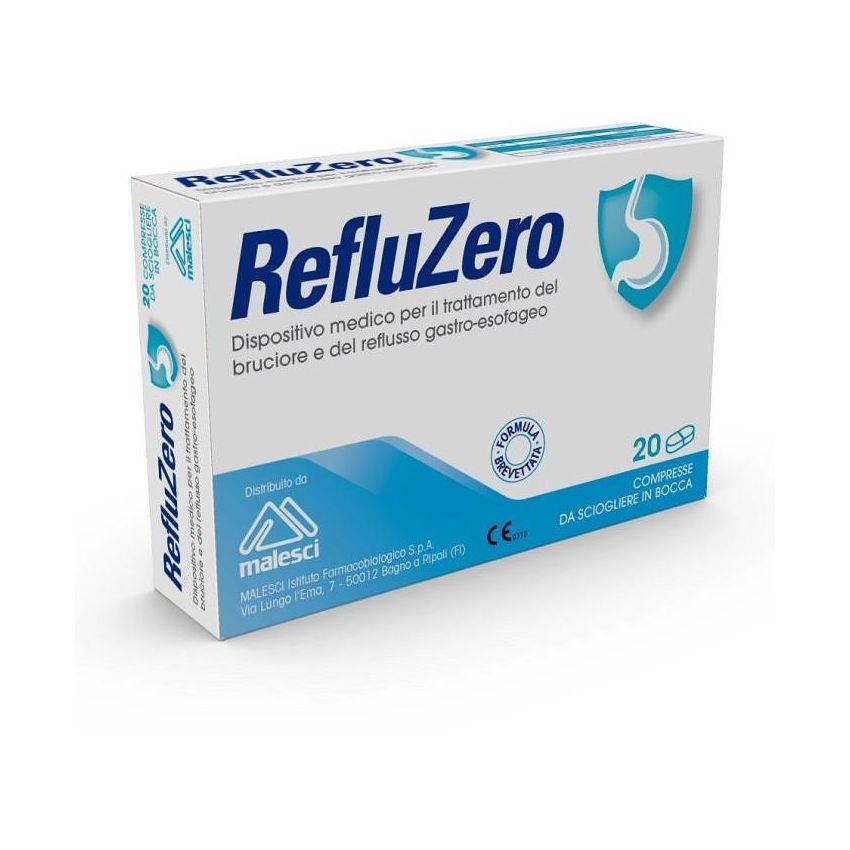 Refluzero - 20 Compresse per il Reflusso Gastroesofageo