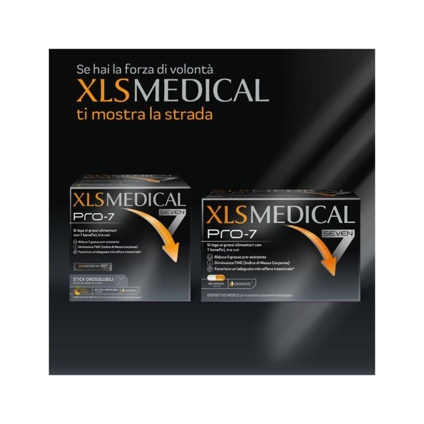 XLS Medical Pro 7 - Pillole Dimagranti, 180 Compresse