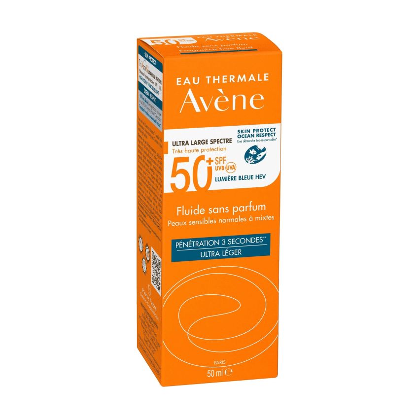Avène Fluido Solare Viso SPF 50+ Senza Profumo - 50ml