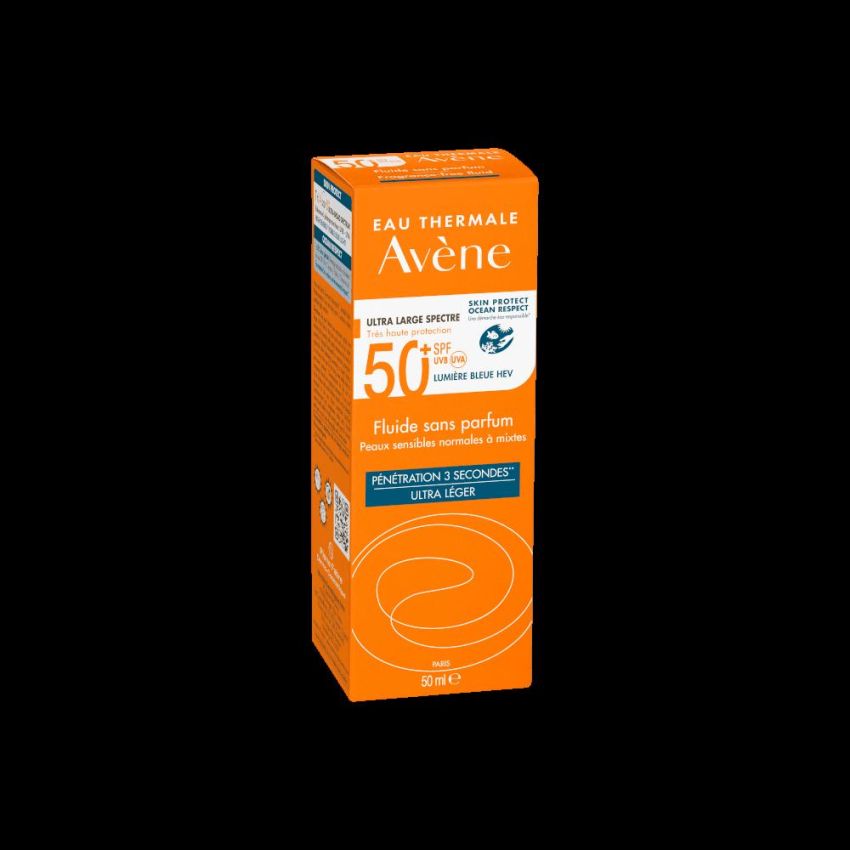 Avène Fluido Solare Viso SPF 50+ Senza Profumo - 50ml