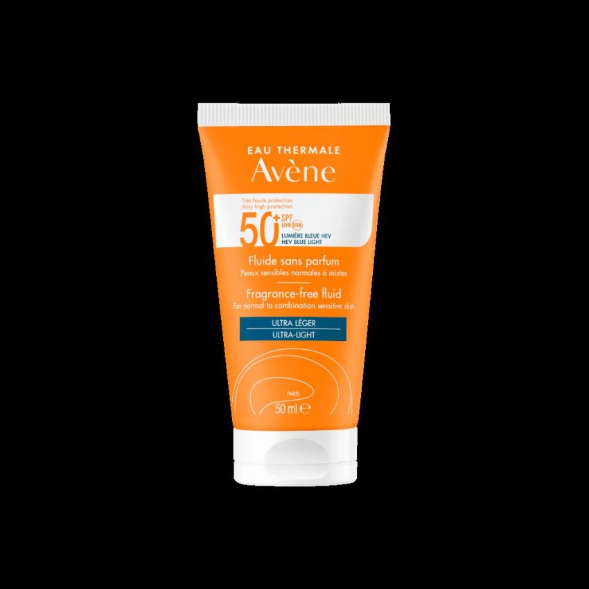 Avène Fluido Solare Viso SPF 50+ Senza Profumo - 50ml