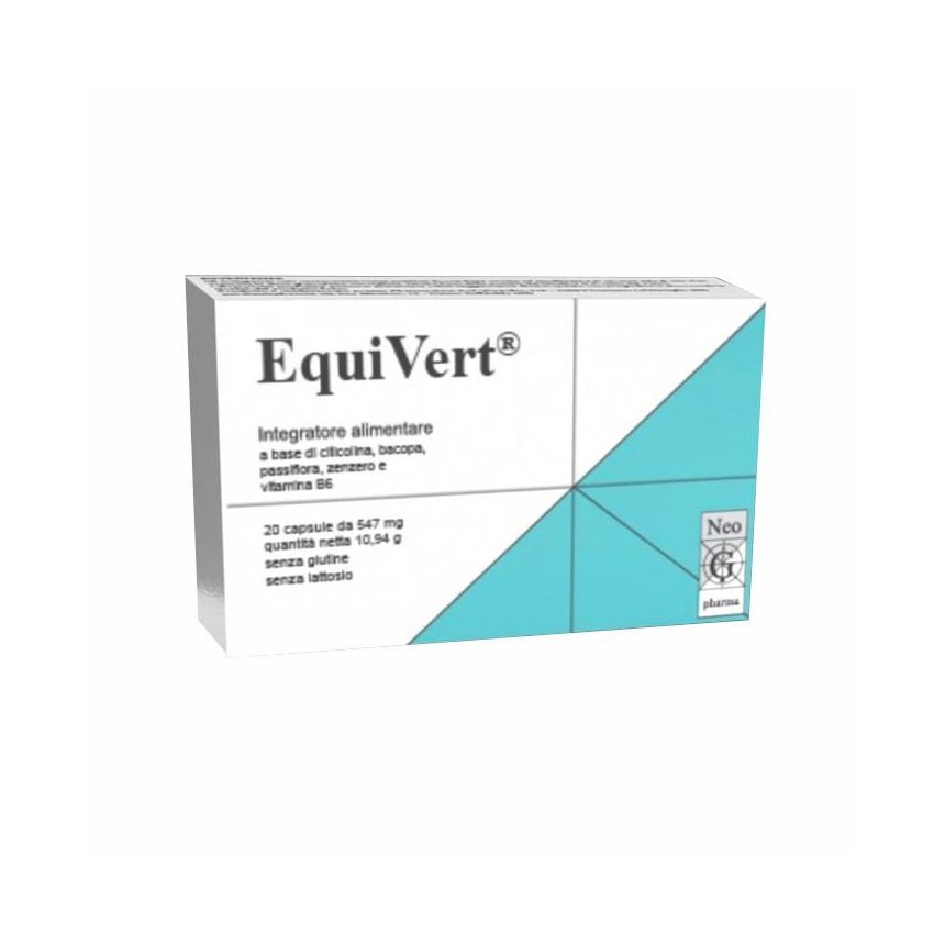 Equivert - 20 Compresse per il Trattamento di Vertigini