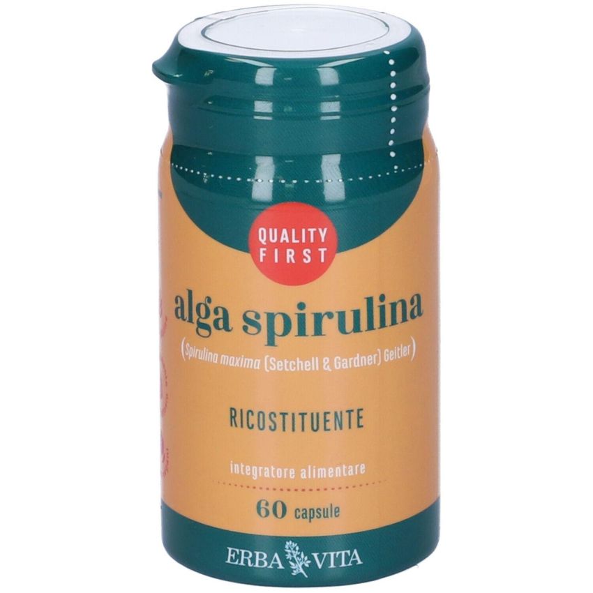 Erba Vita Spirulina Algae Supplement, 60 Capsule