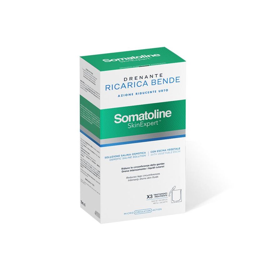 Somatoline Skin Expert - Kit Ricarica per Bende Snellenti Drenanti