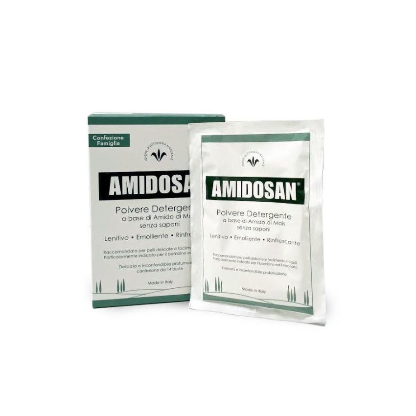 Amidosan Polvere Emolliente Lenitiva Rinfrescante - 14 Buste da 40g