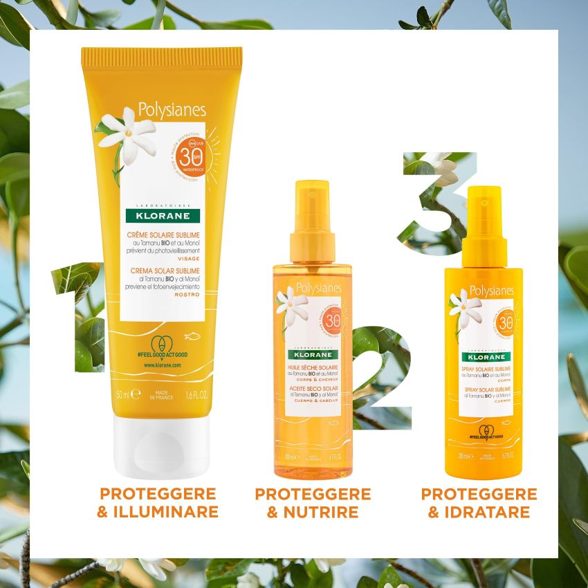 Klorane Polysianes Sublime Crema Solare SPF 30 - 50ml