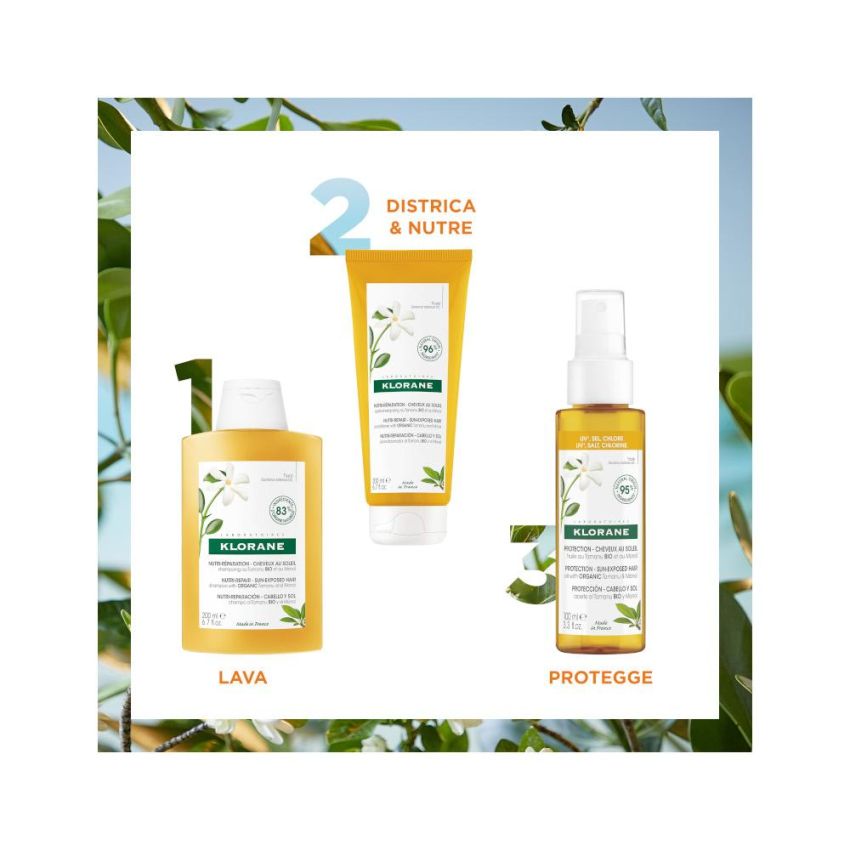 Klorane Balsamo Nutritivo Bio con Tamanu e Mono - 200ml