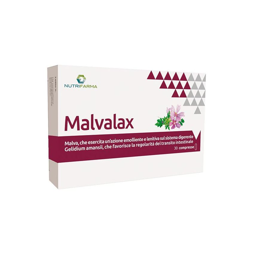 Nutrifarma Malvalax - Integratore Digestivo, 30 Compresse