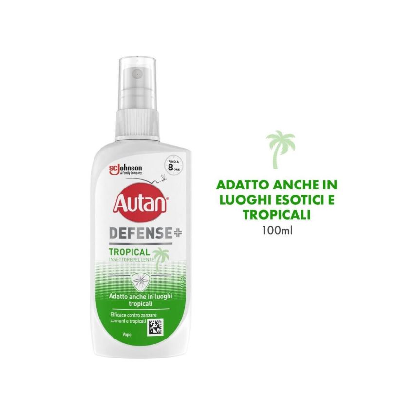 Autan Defense Spray Antizanzare Tropicale 100ml