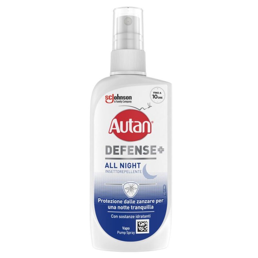 Autan Defense All Night Spray 100ml - Repellente Antizanzare