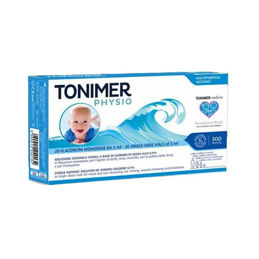Tonimer Physio Soluzione Isotonica Multifunzionale - Confezione da 20 Flaconcini Monodose