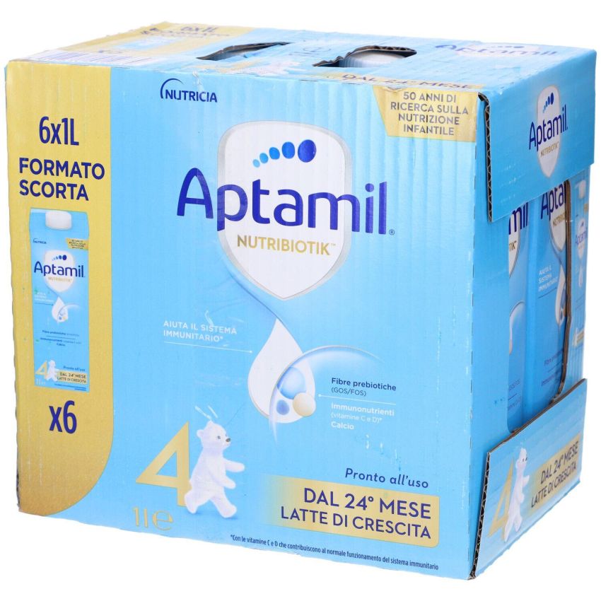 Aptamil 4 Latte Di Crescita 6x1000ml 24Mesi+