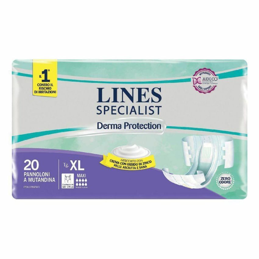 Lines Specialist Derma Protection - Mutandine Assorbenti Unisex XL