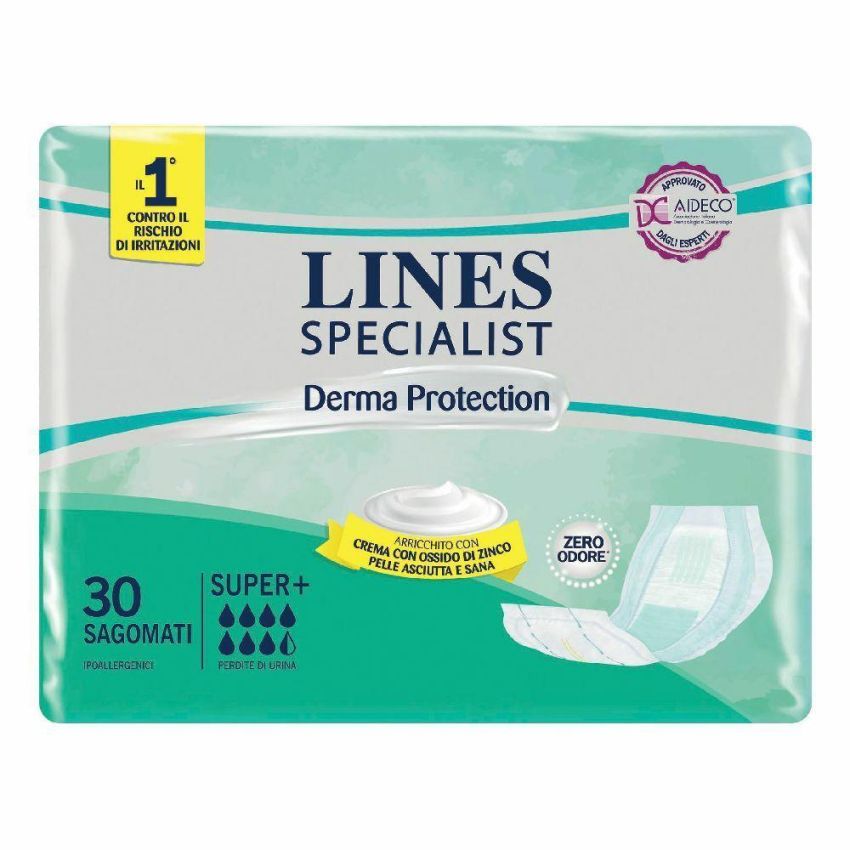 Derma Protection Assorbenti Sagomati Super - Pacco da 30 Pezzi