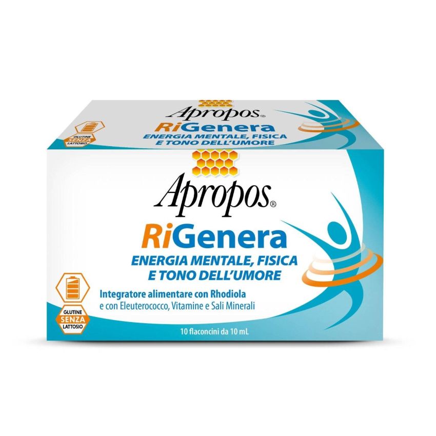 Apropos Rigenera - Supporto Energetico Fisico e Mentale 10x10ml