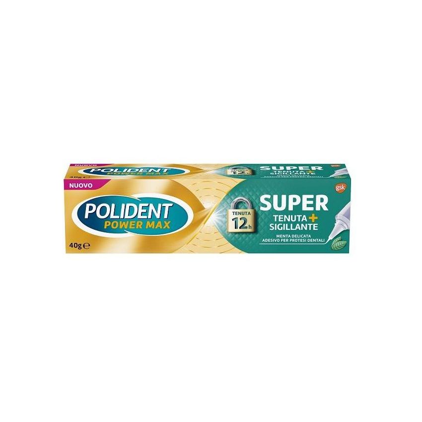 Polident Adesivo per Protesi Dentarie Menta Delicata 40g