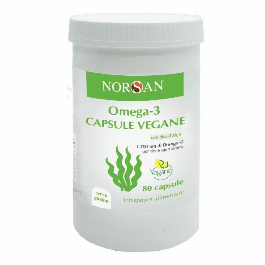Norsan Omega 3 Capsule Vegane - Confezione da 80 Pezzi